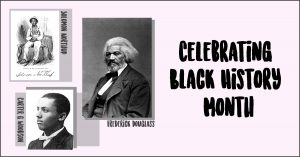 Photos of Solomon Northup, Carter G. Woodson, and Frederick Douglass